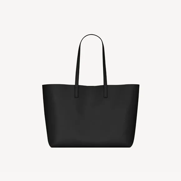 Saint Laurent Black Leather Tote Bag - Picture 3 of 5